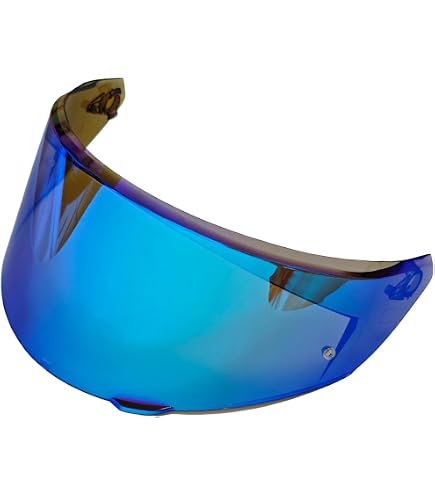 Logto New K3 Visor Compatible With New AGV K3 Visor Replacement S M L Motorcycle Helmet Tinted Visor Face Shield (Clear Revo Blue) : Automotive