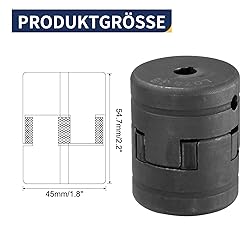 uxcell 3/8" to 7/8" L075 Flexible 3-Piece L-Jaw
