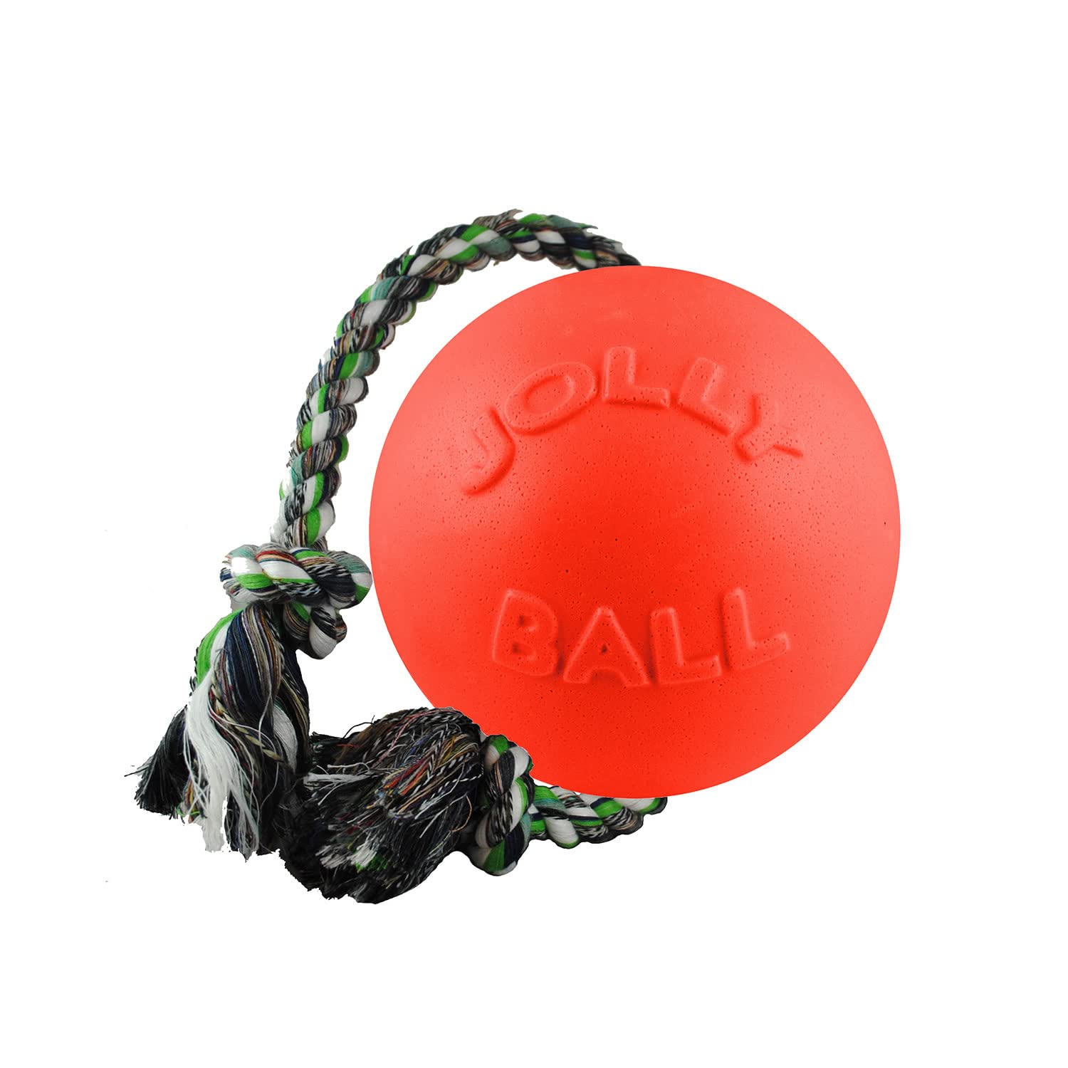 Jolly Pets Romp-n-Roll Dog Toy, 15 cm, Orange