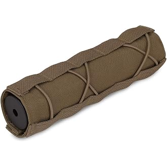 KRYDEX Tactical Airsoft Suppressor Cover 7 inch/18cm