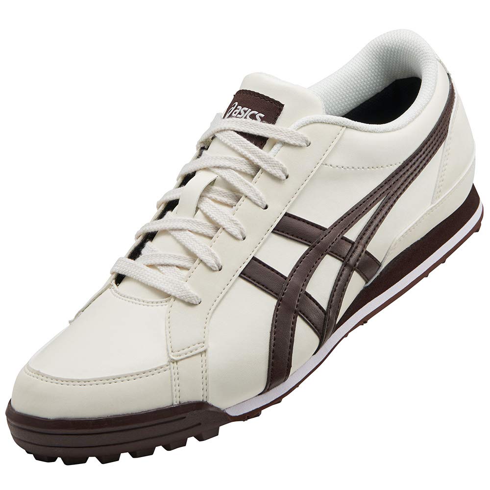 アシックス(asics) ゲルプレショット クラシック3 ゴルフシューズ 1113A009 100 クリーム/コーヒー 24.5cm