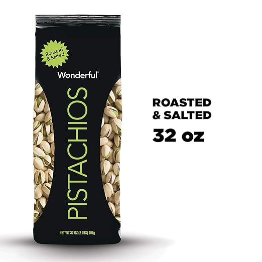 Wonderful Pistachios, Roasted & Salted, 32 oz Bag