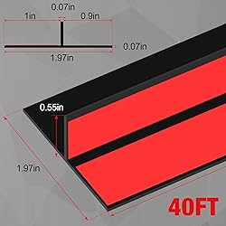 Door Draft Stopper for Side of Door Frame 1.97 in x