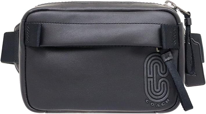 Amazon コーチ Coach バッグ ショルダーバッグ F 6786 ブラック スムース レザー ミニ エッジ ウエスト ベルト バッグ メンズ レディース アウトレット品 ブランド 並行輸入品 Coach コーチ ショルダーバッグ