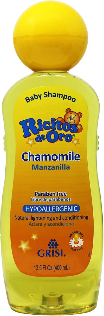Grisi Ricitos de Oro Hypoallergenic Chamomile Shampoo 13.5oz Gentle Cleansing