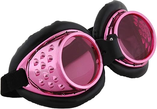 pink aviator goggles