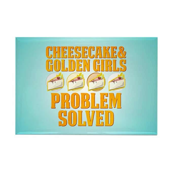 CafePress Imán rectangular para nevera con forma de tarta de queso ...