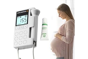 MADIOU Baby Fetal Doppler Monitor Heartbeat Pregnancy Accessories Pocket Portable Heart Rate Monitor Bag Easy to Use M9