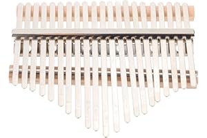 Milisten Thumb Piano Accessories Set Diy Kalimba Kit 21 Keys Replacement Assembly Supplies for Musical Instrument Practice an