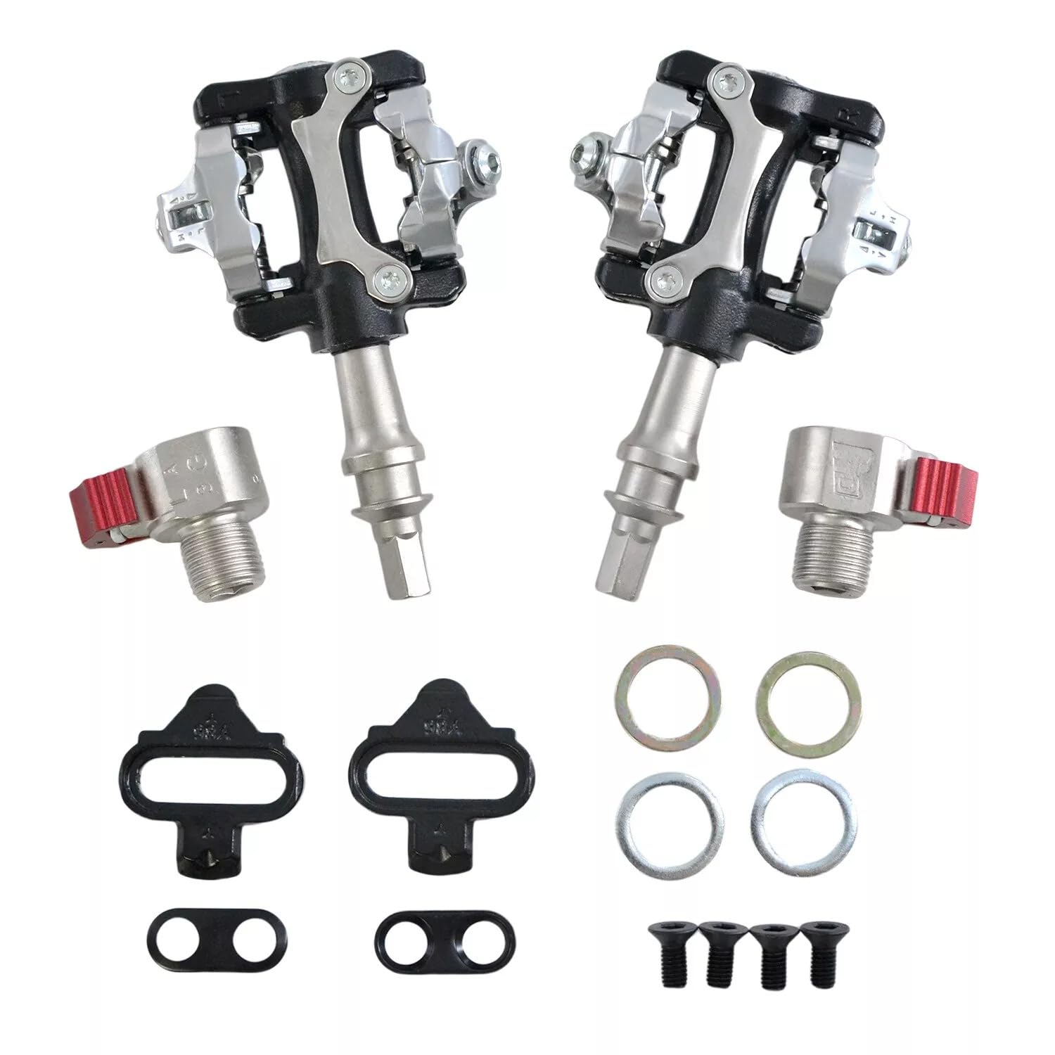 Wellgo W01 QRD Quick Released Bearing 9/16" Alloy Pedals, Black, WE3102
