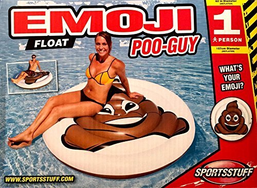 Emoji Swimming Pool Float Poo