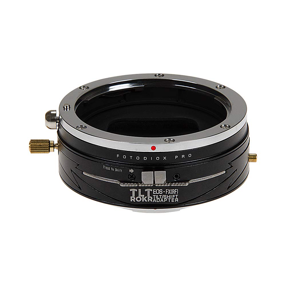 Fotodiox Pro TLT ROKR Tilt/Shift Lens Mount Adapter Compatible with Canon EOS EF and EF-S Lenses to Fujifilm X-Mount Cameras