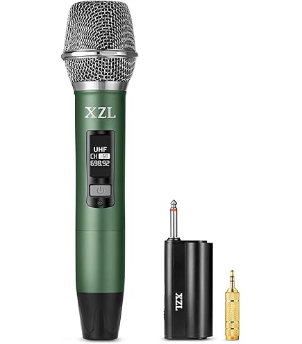 Amazon.com: XZL Professional Wireless Microphone, Rechargeable UHF