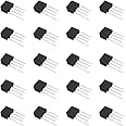 Bridgold 20pcs KBP307 Flat Bridge Bridge Rectifier,3A/700V Single Phase,4-Pin