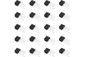Bridgold 20pcs KBP307 307 Flat Bridge Bridge Rectifier 3A 700V,4-Pin. | Single Phase