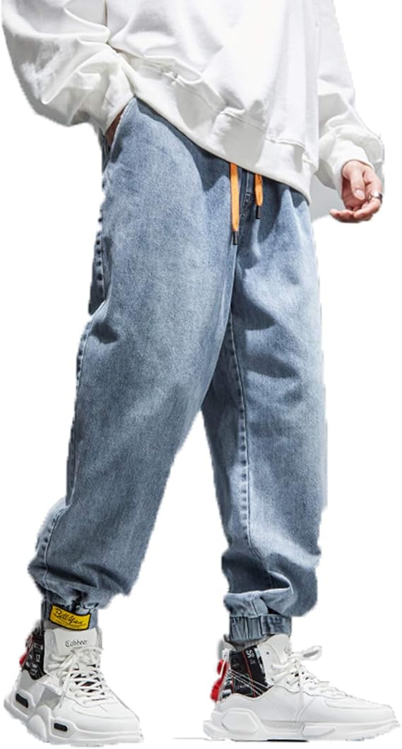 Amazon Bnklrtou デニムパンツ メンズ サルエルパンツ メンズ ジーパン ワイドバギーパンツゆったり ワイドパンツ ハロンパンツ テーパード ジーンズ 大きいサイズ ジーンズ 通販