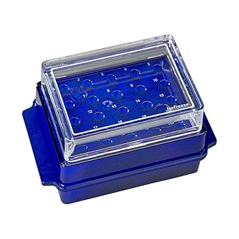 Isofreeze Rack Blue Fits 5 1 5 Or 2 0ml Tubes 1 Rack With Lid Unit Amazon Com Industrial Scientific
