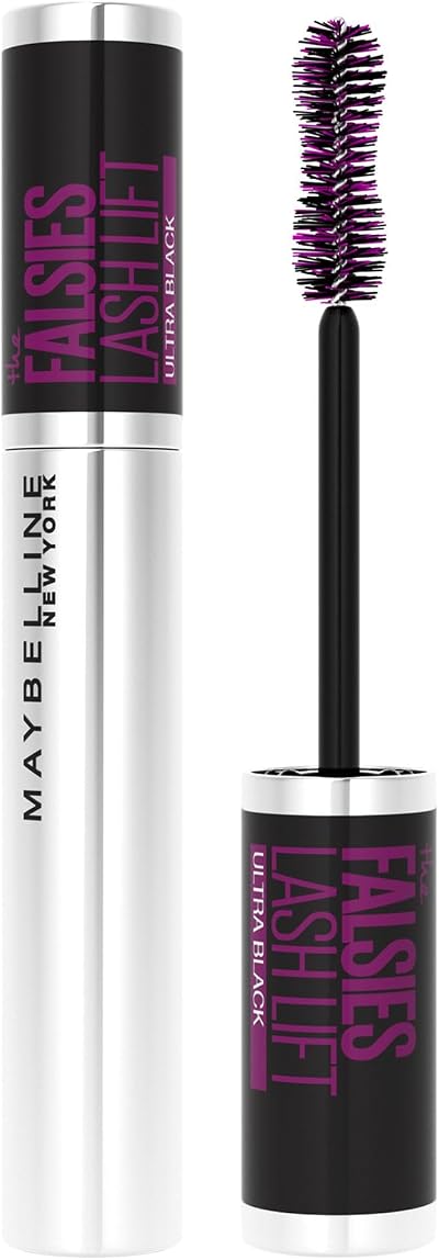 Maybelline The Falsies Lash Lift Intense Mascara Double Curved Brush Ultra Black