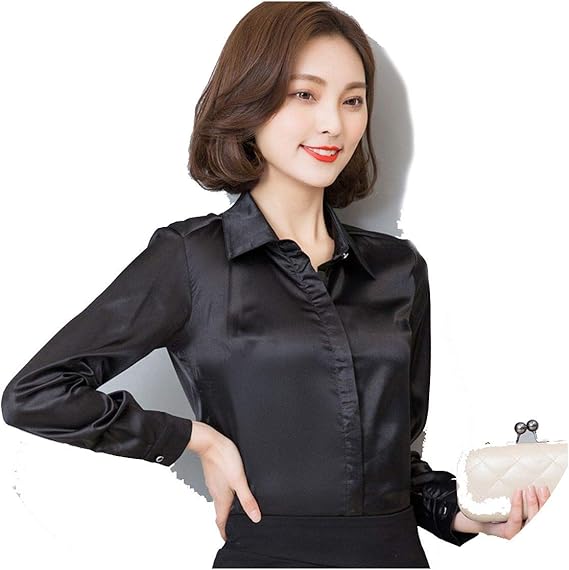 ladies in satin blouses
