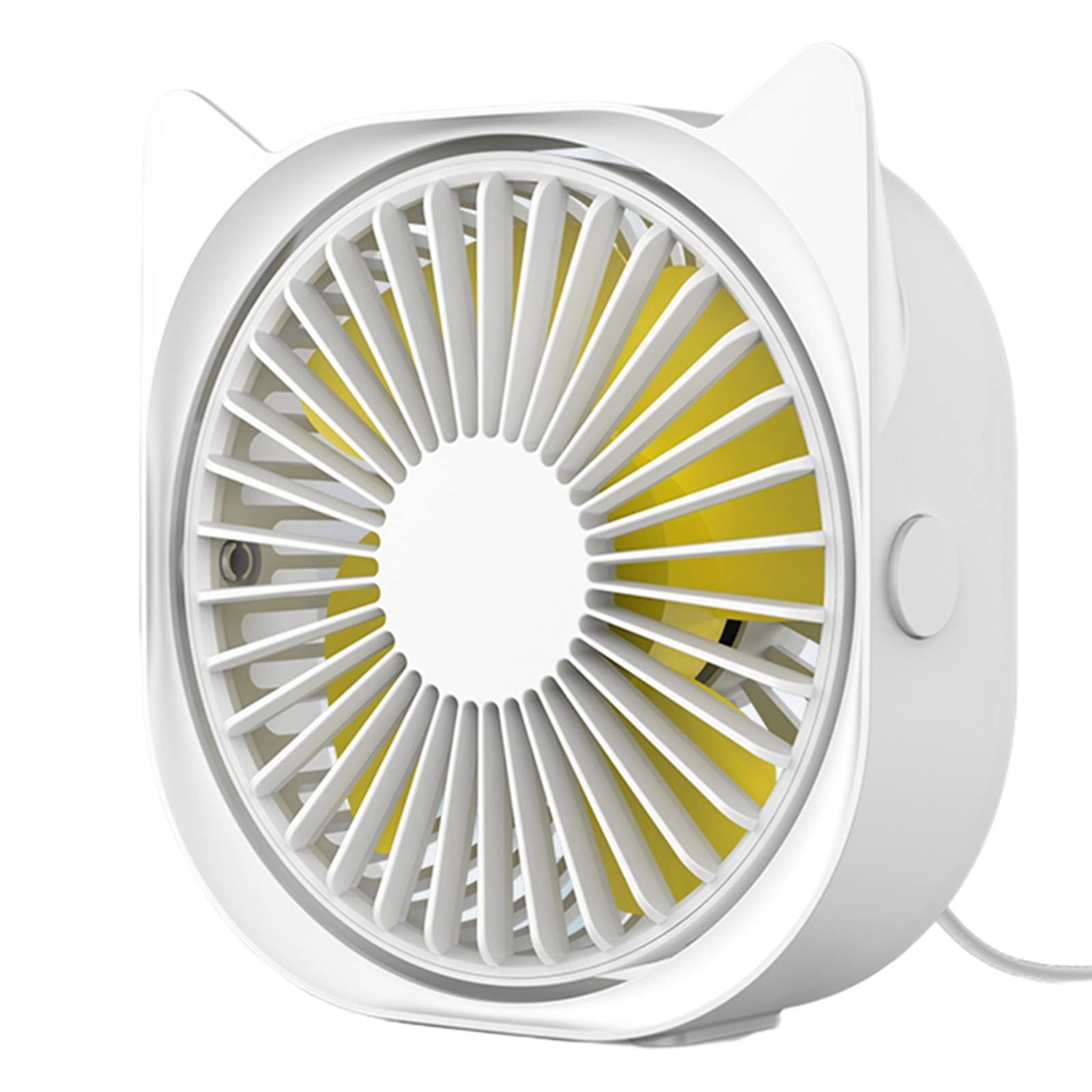 USB Desk Fans Small Quiet - Mini Cute Desktop Fan