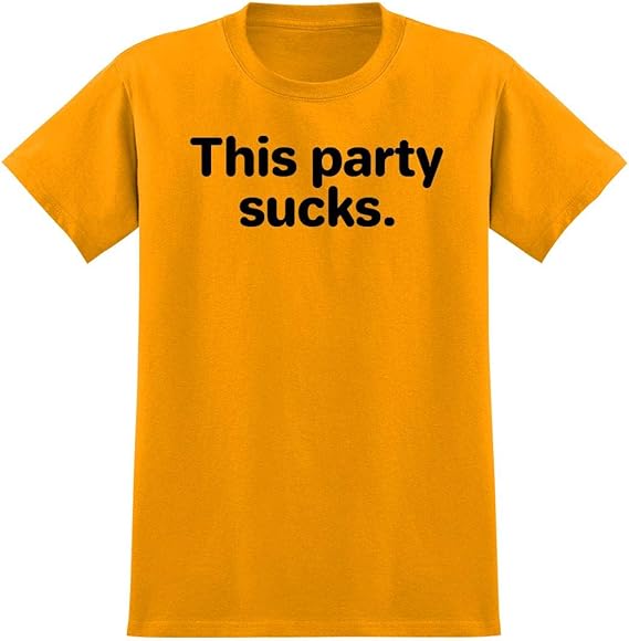 this party sucks shirt