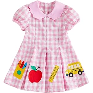 Dobeiokal Toddler Baby Girl Halloween Outfit Pumpkin Print Short Sleeve A Line Dress for Party Cute Girls Halloween Dress