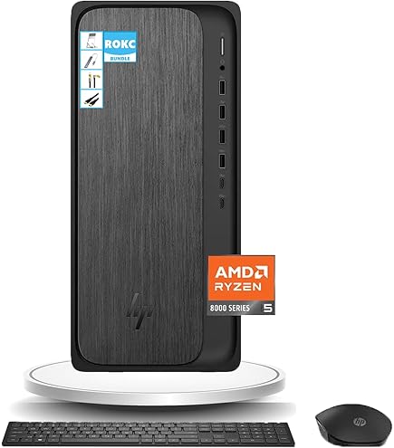Amazon.com: HP OmniDesk Desktop Computer PC| AMD Ryzen 5 8500G(Up
