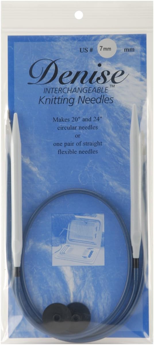 Denise Needles Interchangeable Knitting Needle Set, 10.75/7mm
