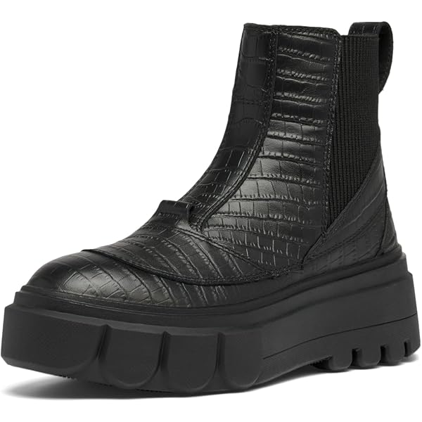 Botas Fly London Yuan752fly Mujer – Cuero Y Plataforma 2.36 Pulgadas | Cremallera Lateral Estilo Urbano