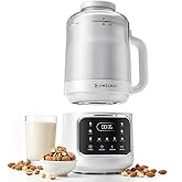 AMZCHEF Nut Milk Maker 10-in-1 with Detachable Design 33.8oz Self Clean | Soy, Oat &amp; Almond Milk Maker | 20 Blades | Quiet | 12H Delay | 3H Keep Warm | Detachable | Homemade Plant Milk