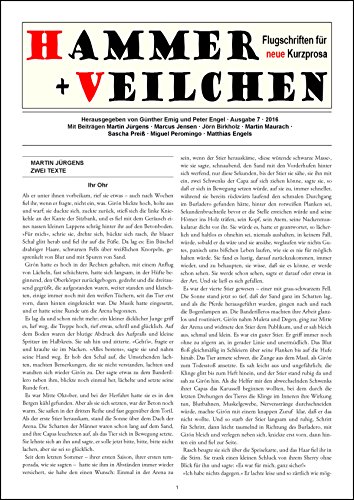 Hammer + Veilchen Nr. 7: Flugschriften für neue Kurzprosa (German Edition)