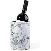 Marble Wine Bottle Chiller Bucket - Versatile Wine Chillers for Bottles - Handcrafted Wine & Champagne Cooler for Parties, Dinner - Applicable to Kitchen Utensil Holder Ideal for Wine Enthusiasts
