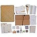 Scrapbook with 100% Handcrafted Rattan Photo Album Storage Box, DIY Anniversary, Wedding Photo Album, with DIY Accessories Kit