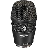 Shure RPW174 KSM8 Dualdyne Wireless Capsule for Shure Transmitters | KSM8 Dualdyne wireless capsule with cardioid dynamic polar pattern for live performance, recording and broadcasting