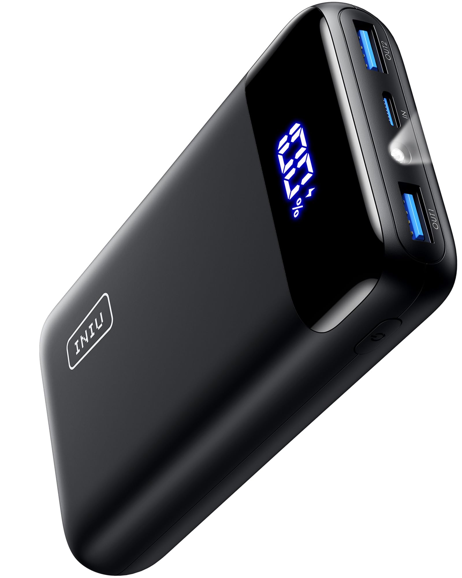 INIU Power Bank, 20000mAh Fast Charging Portable Charger, 22.5W Powerbank with USB Type C Input & Output, Battery Pack PD3.0 QC4.0 for iPhone 16 15 14 13 12 Pro Max Mini Plus Samsung S24 S23 iPad etc