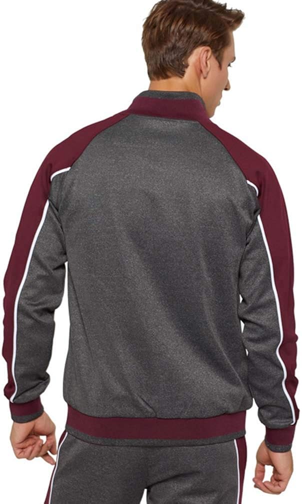 Tebreux Men's Tracksuits 2 Piece Outfit Jogging Suits Set Casual Long Sleeve Sports Sweatsuits at  Men’s Clothing store