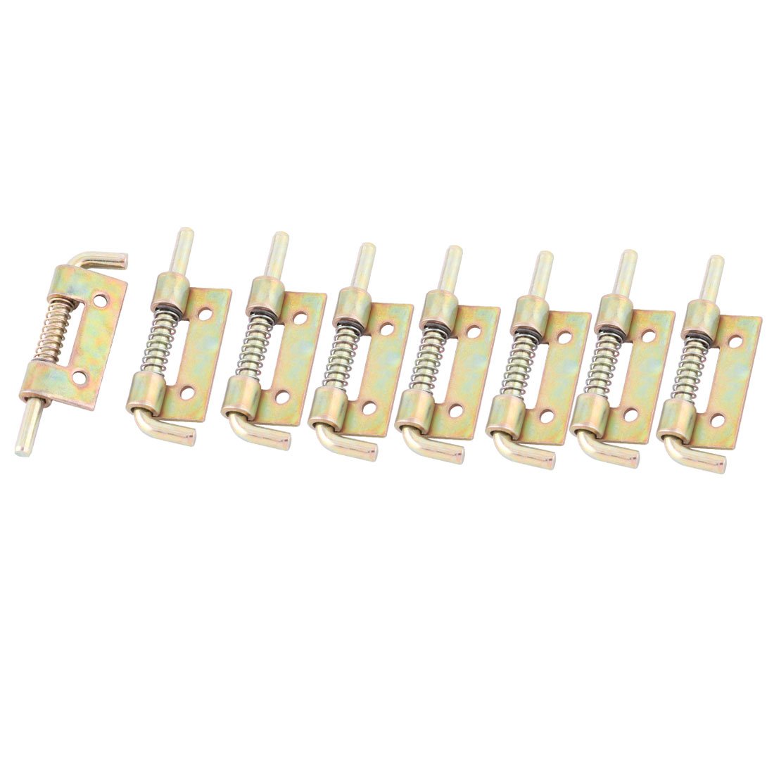 Sourcingmap Metal Furniture Door Gate Spring Latch 2 Inch Length 8 Pcs