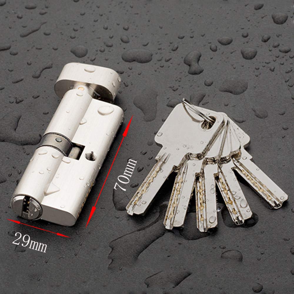 Ferretería Bombín cilíndrico de doble embrague reforzado cerradura para