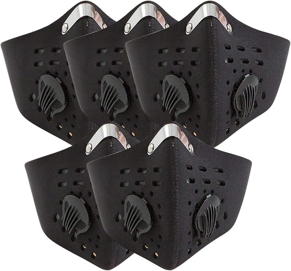 QiaoJia Dust Face Shield, Anti Air Pollution Smoke Face Shield, Reusable Protection Filters from Dust for Women Man
