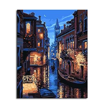 Malen nach Zahlen Liebe im Herbst Kit DIY Freund Geschenk Hauptdekorationen  40 x 50 cm Küche, Haushalt & Wohnen Bilder, Poster, Kunstdrucke & Skulpturen