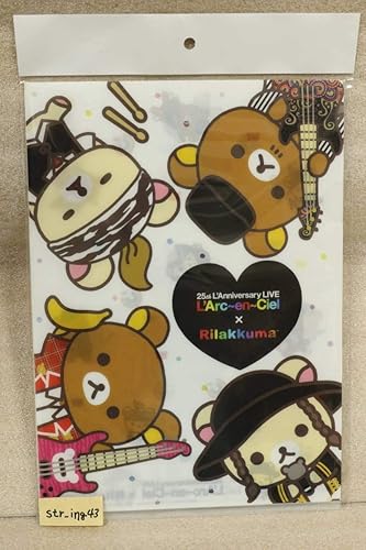 Amazon L Arc En Ciel リラックマ クリアホルダーセットa クリアファイル 25th L Anniversary Live グッズ ラルク アイドル 芸能人グッズ 通販