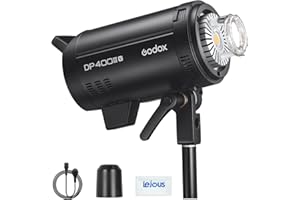 Godox DP400III-V Studio Flash Light, 400ws GN87 5600K Strobe Light, 2.4G Wireless X System, Fast Recycle Time, Bowens Mount f