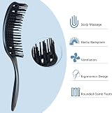 Vinabo Detangling Hair Brush for Wet & Dry Hair, No Pulling view 3
