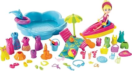 polly pocket beach blowout playset