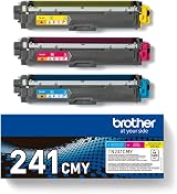 Brother TN-241C/TN-241M/TN-241Y Rainbow Pack Toner Cartridges Cyan Magenta view 2