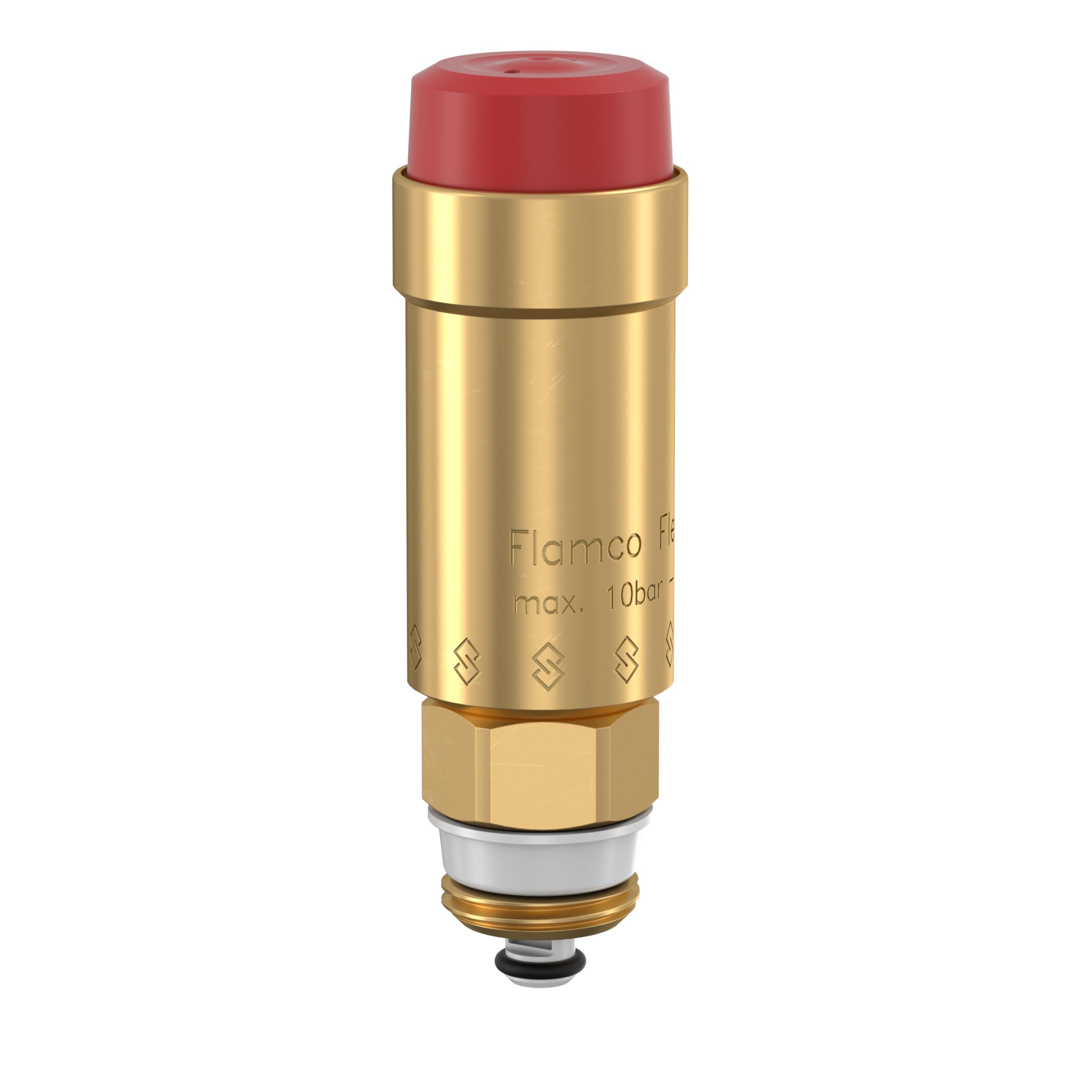 Flamco Flexvent 1/2" Floatvent c/w shut-off valve - Automatic Air Vent 27740