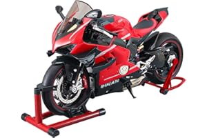 PLAYBUDDY RC Motorcycle Model for Adult, 1/7 Scale Remote Control Motorcycle V4 Top Edition with Ignition System & Smoke Spra