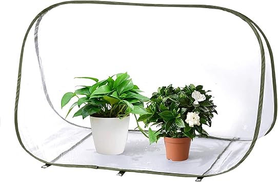 Amazon ビニールハウス 小型 温室 折りたた式 鉢植え 防寒対策 園芸ハウス 家庭用 Pvc 雨よけ ビニールハウス 温室用品