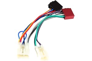 RED WOLF Car Radio ISO Wiring Harness Compatible with Toyota 2005-2020 Tacoma, 1996-2009 RAV4, 2004-2018 Tundra, Subaru 2014-