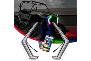 Chelhead RGB RZR XP 1000 Fang Light Kit with Chasing Color, Front Signature Accent Fang Light Assembly Compatible with Polaris RZR XP 1000 Turbo 2018+